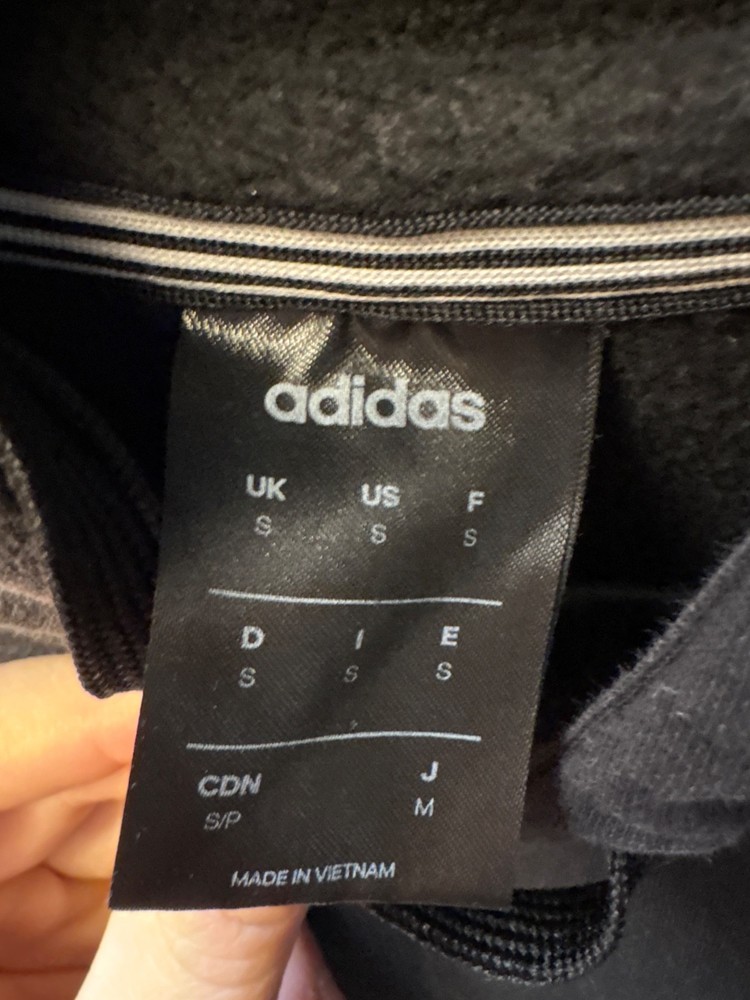 adidas mens jacket small