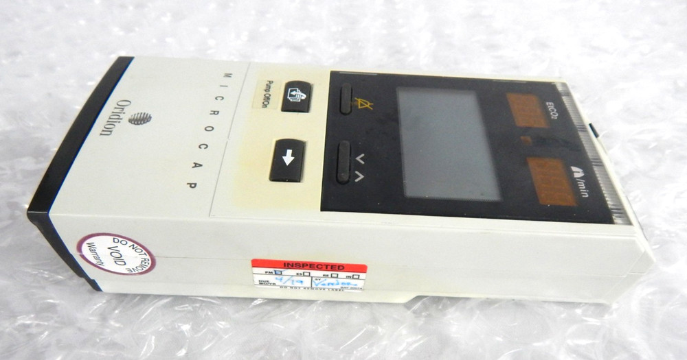 ORIDION MICROCAP HANDHELD CAPNOGRAPH S/N 452