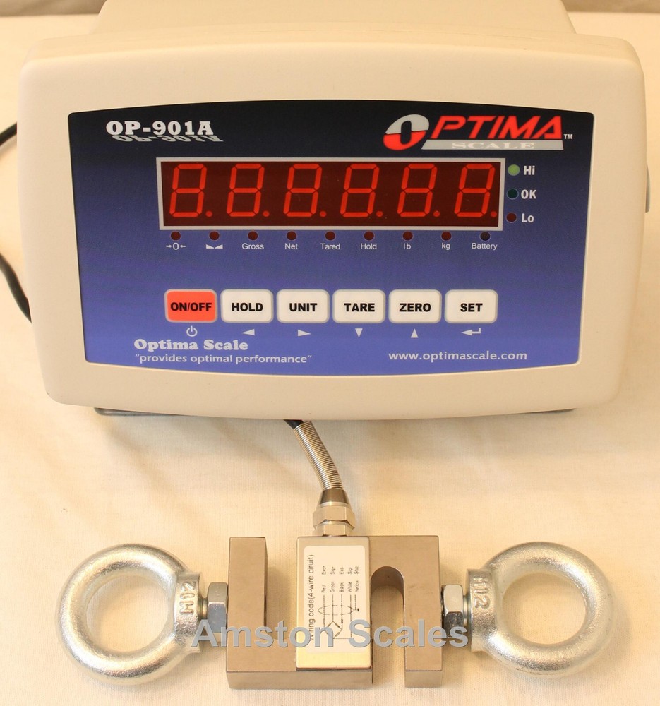 500 LB S-TYPE LOAD CELL & LED DISPLAY ARCHERY DRAW BOARD COMPOUND LONG BOW SCALE