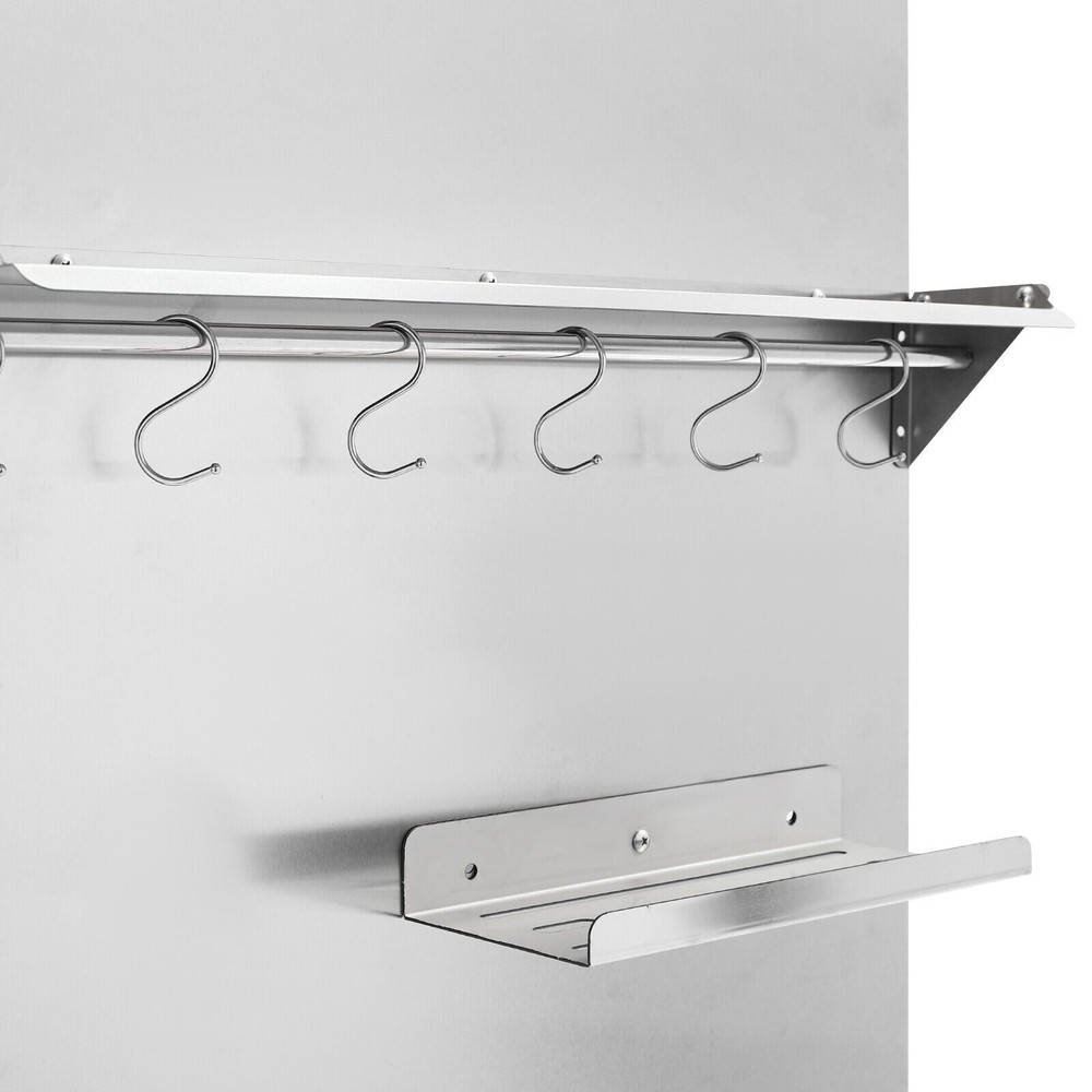 Stylish Range Backsplash with Storage Shelf for Easy Wall Mounting
