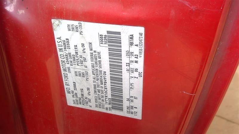 RANGER 2000 Fuse Box Cabin 6595