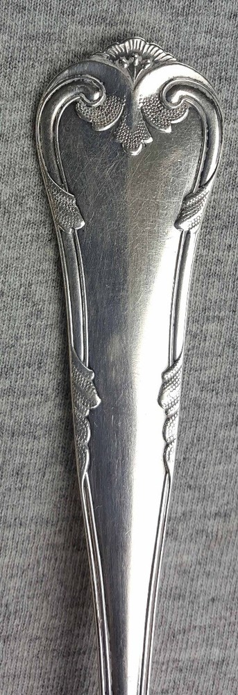 COHR Silver Place Fork Engraved Vintage Antique