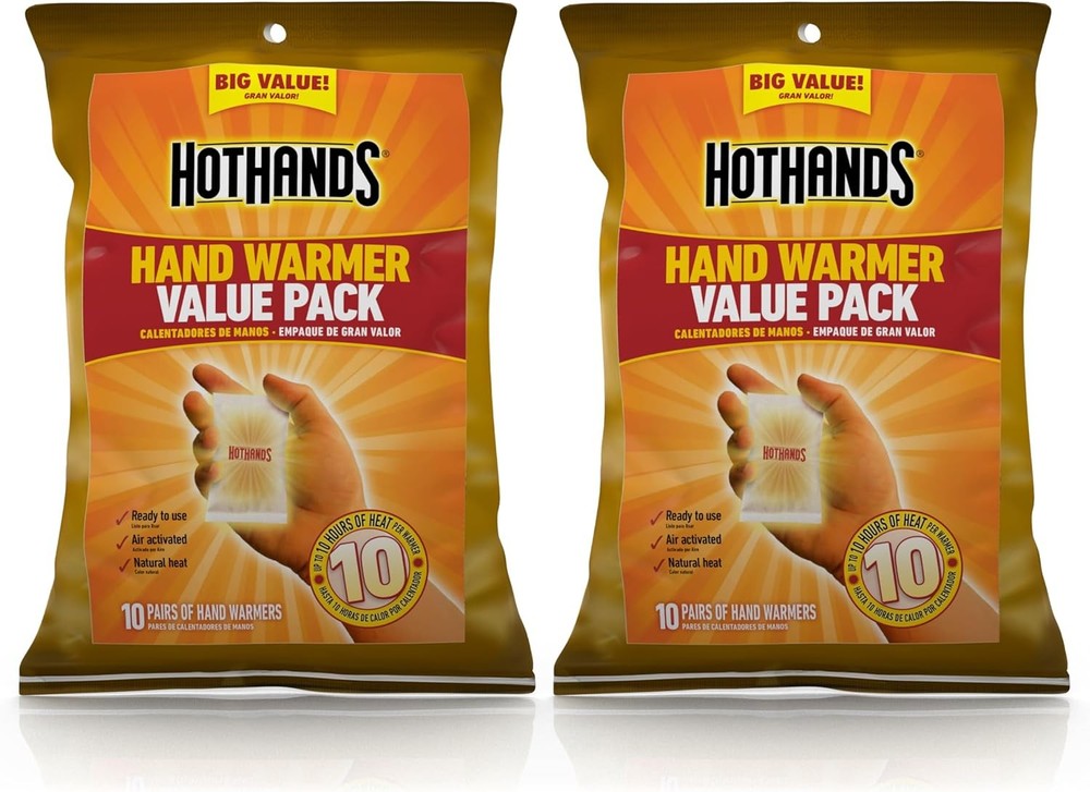 HotHands Hand Warmer Value Pack 20 pair, Tan