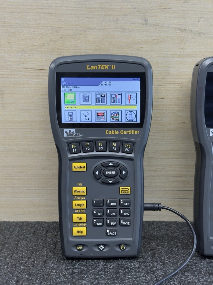 Ideal LanTEK II Cable Certifier Tester 500 MHz Testing Unit "READ"