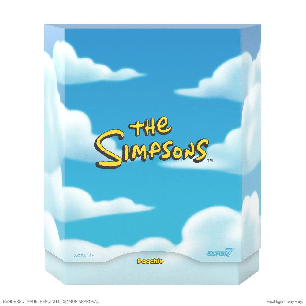 The Simpsons ULTIMATES! Wave 1 - Poochie 7 inch scale, Multicolor