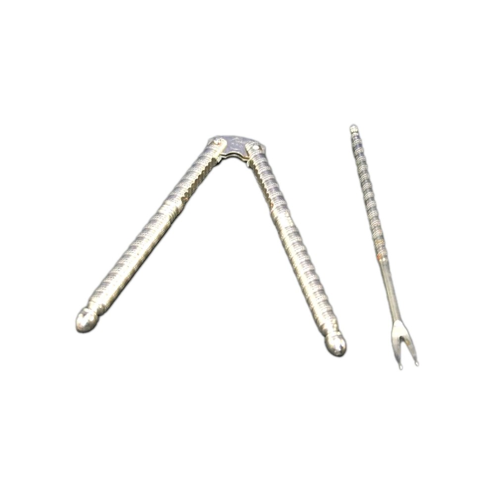 Vintage 5" HMQ Nut Cracker and Fork