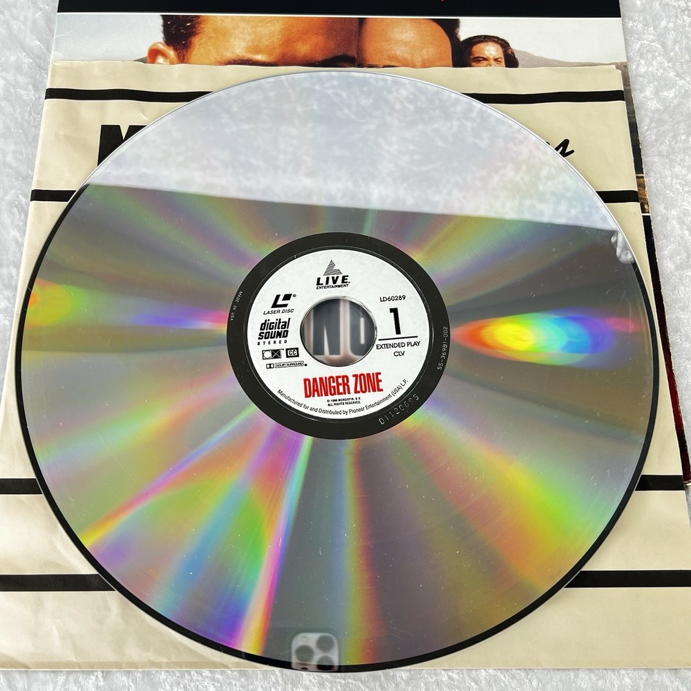 Danger Zone Laserdisc - 1996