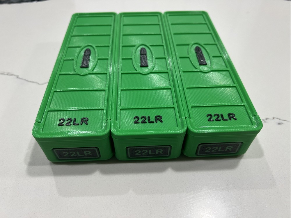 22LR Ammo Box 100rd Capacity (3 Pack)