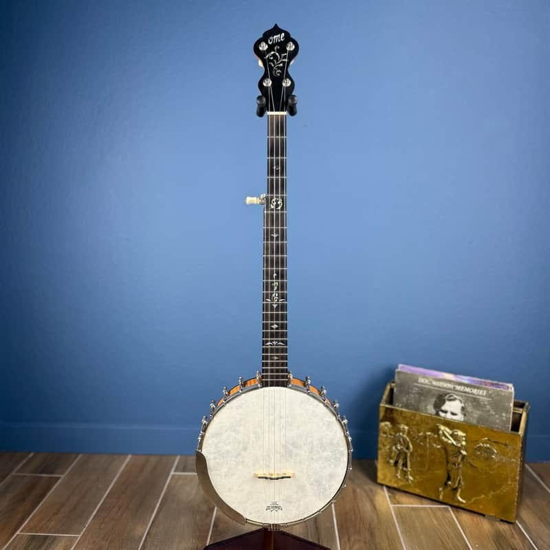 Ome Juniper Deluxe Silver Bell Tone Ring 5-string Openback Banjo