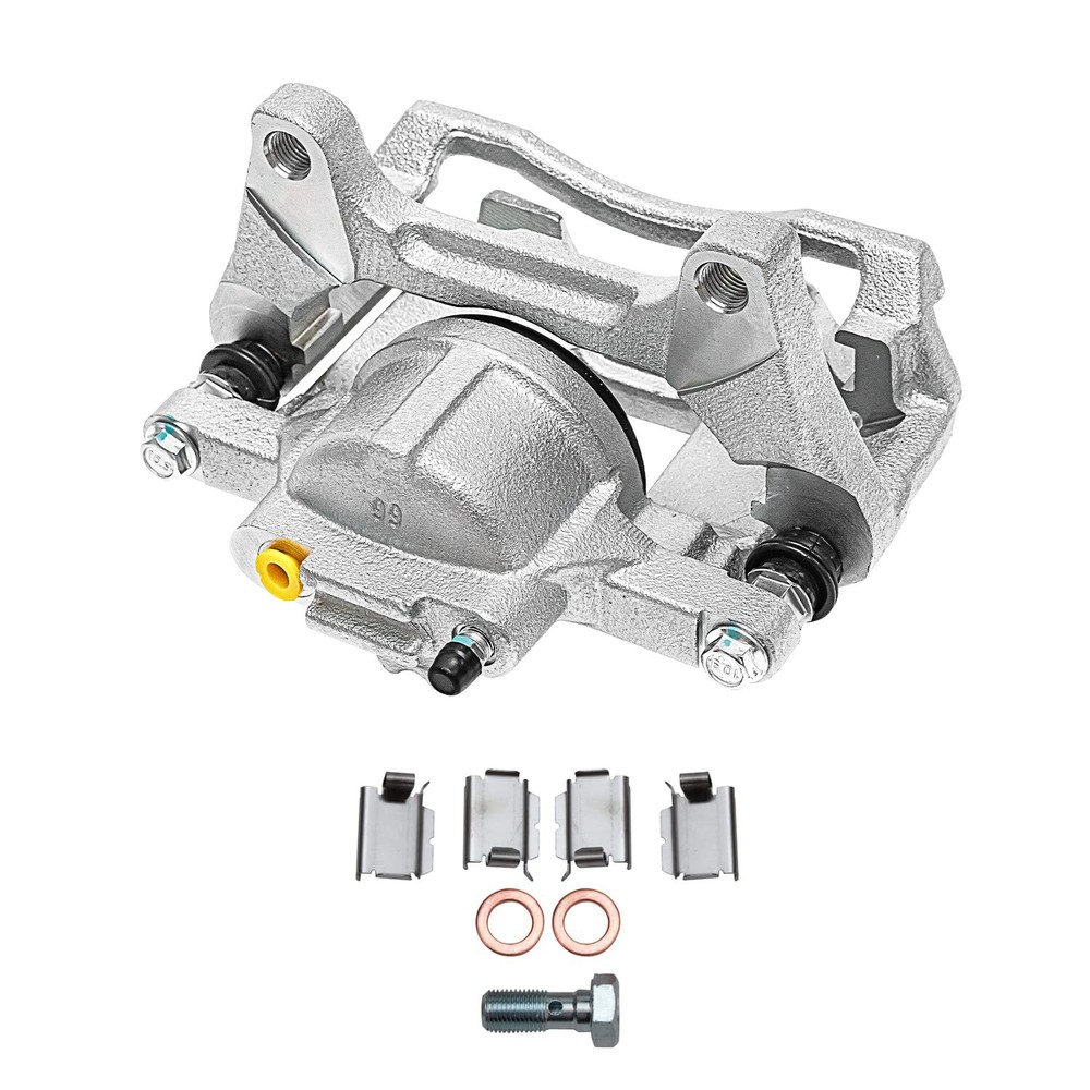 Pair Front Disc Brake Calipers w/ Bracket for 2009 2010 2011 2012 Dodge Journey