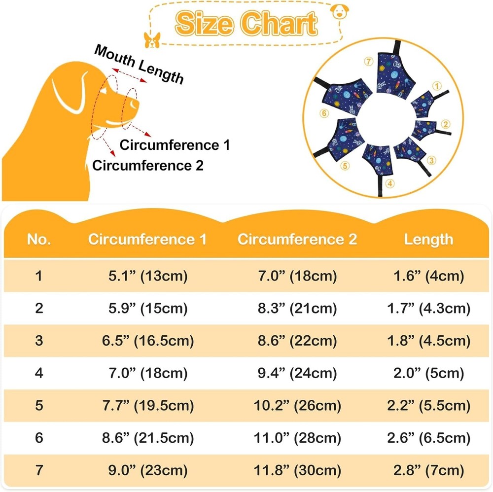 Comfortable Silicone Dog Muzzle for Long Snouts - Prevents Biting and Barking