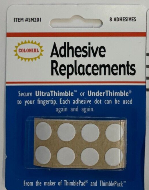 COLONIAL #SM201 - ADHESIVE REPLACEMENTS FOR ULTRATHIMBLE & UNDERTHIMBLE