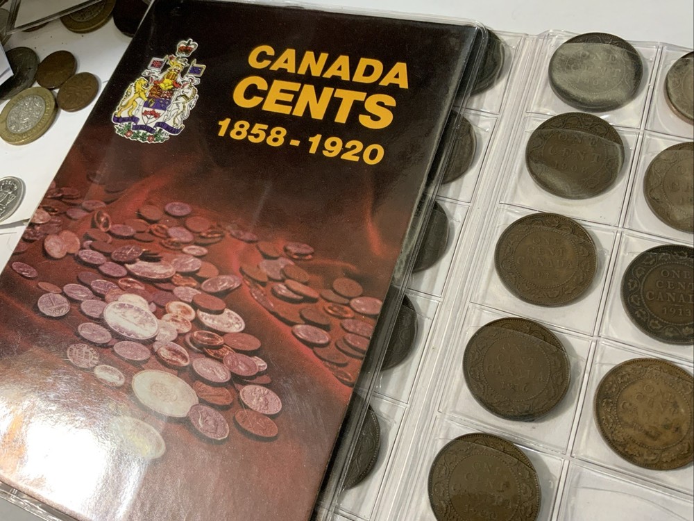 1858-1920 Canada Large Cent Collection, 40 Coins