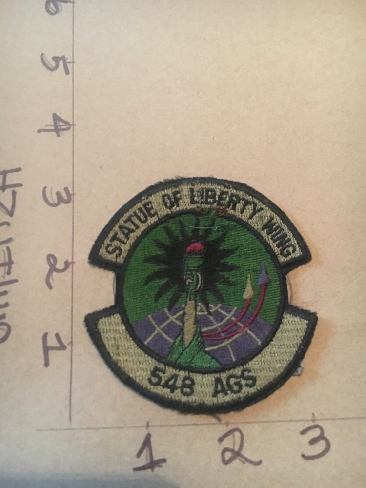 USAF 548th AGS Squadron subdued patch 5/23/25