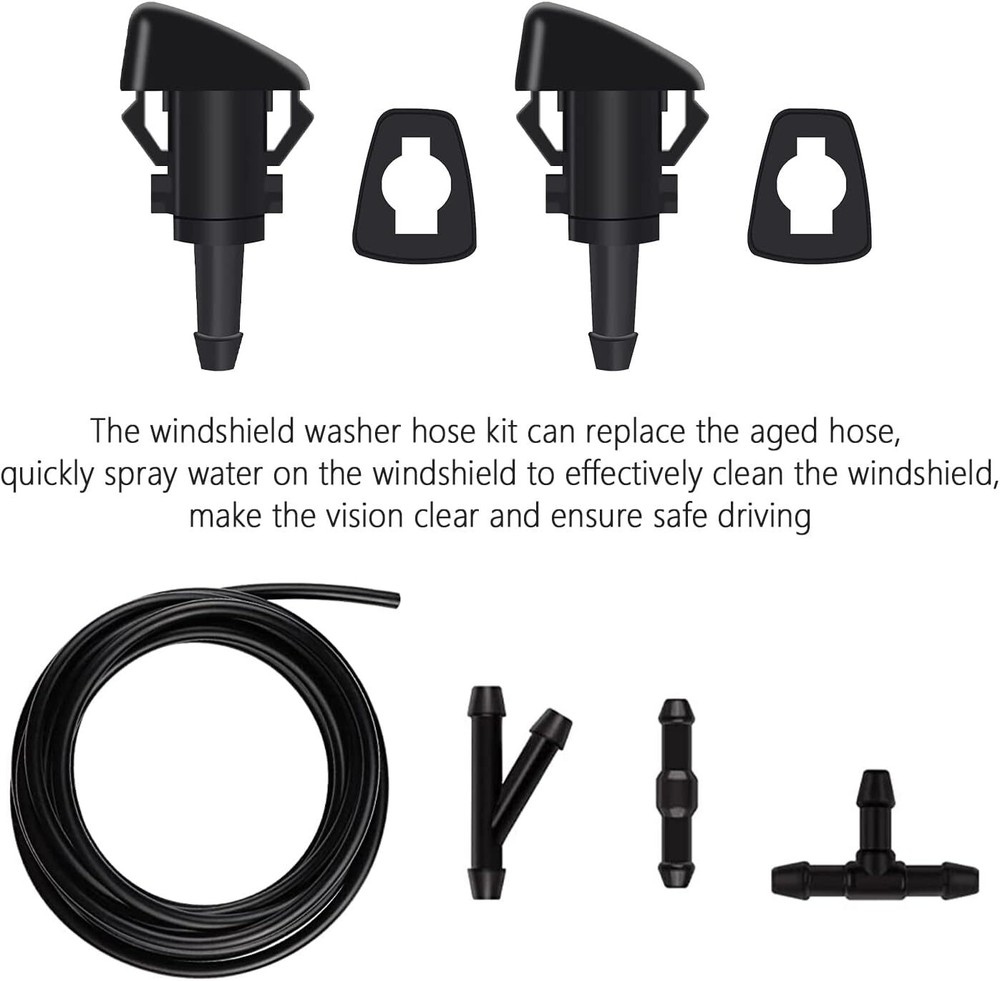 Windshield Washer Nozzle Fluid Hose Connector Fits For Dodge Ram Chrysler❤️