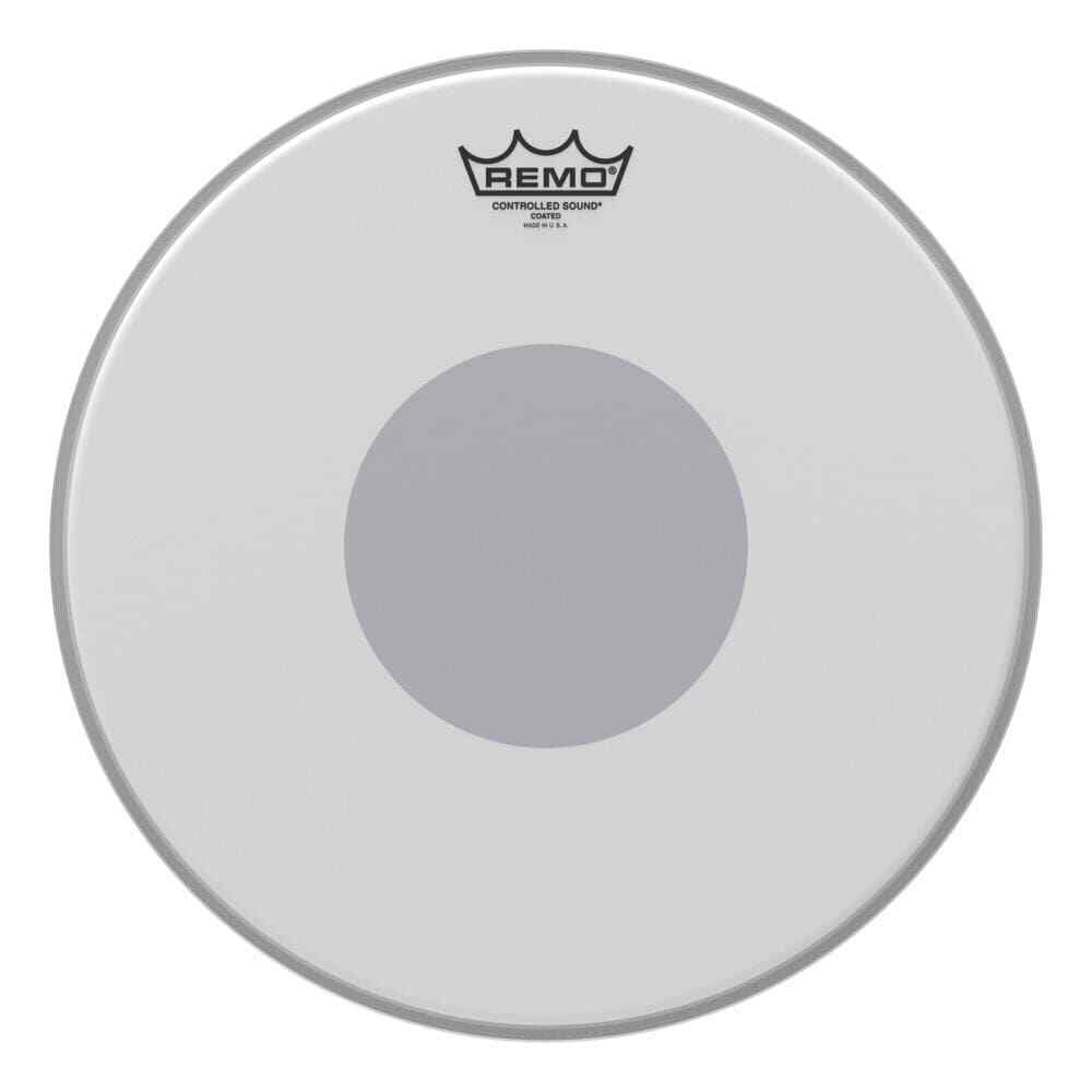 Remo Controlled Sound Coated Drumhead 14" w/Black Dot
