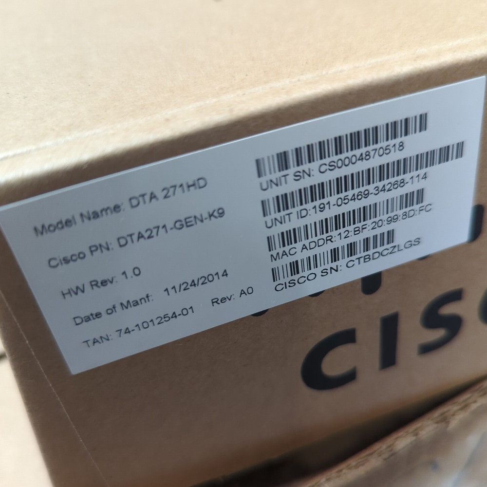 Cisco DTA 271HD Digital Adapter | TWC DTA271GENK9