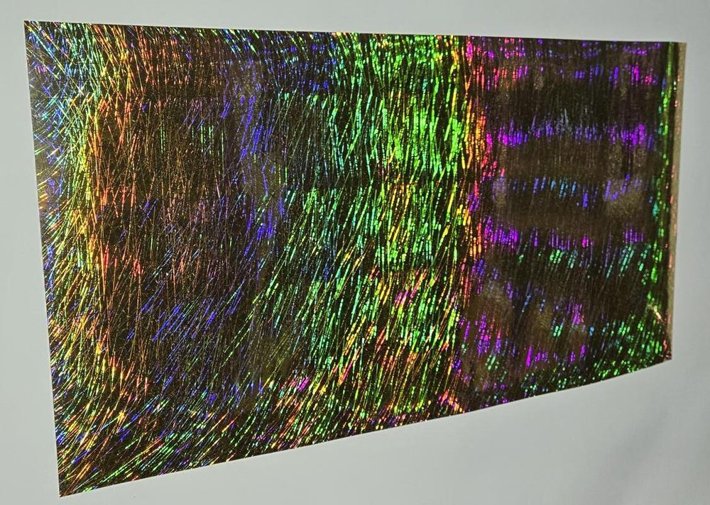 Holographic Gold Light Ray Sign Plotter Cutter Vinyl Roll