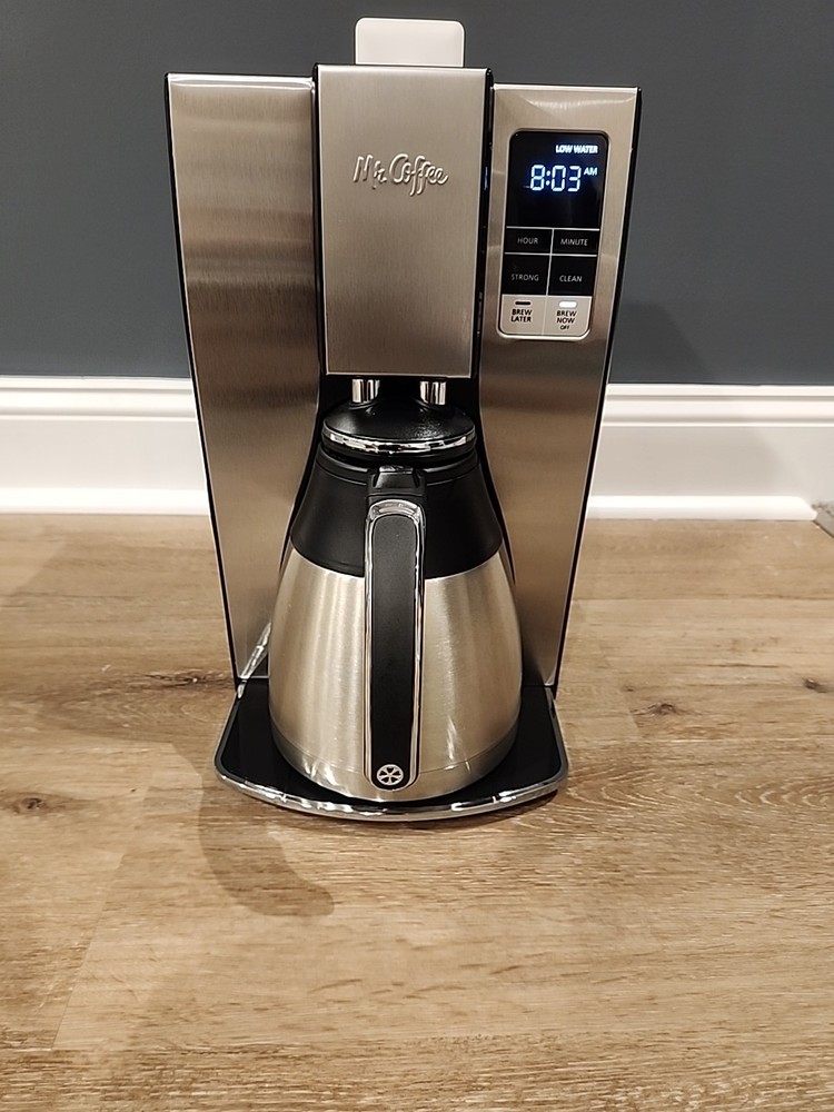 Mr. Coffee BVMC-DT100 10-Cup Filter Coffee Machine Programmable Stainless