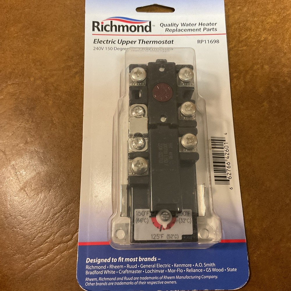 RICMOND Electric Upper Thermostat.. RP 11689. NEW.