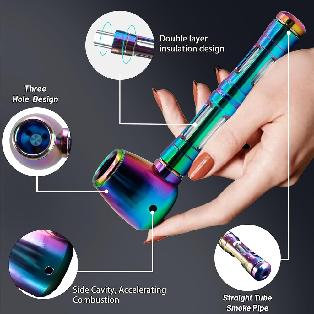 Tobacco pipe Set, Simple Accessory Set – Includes Jar and Tools & Pouch