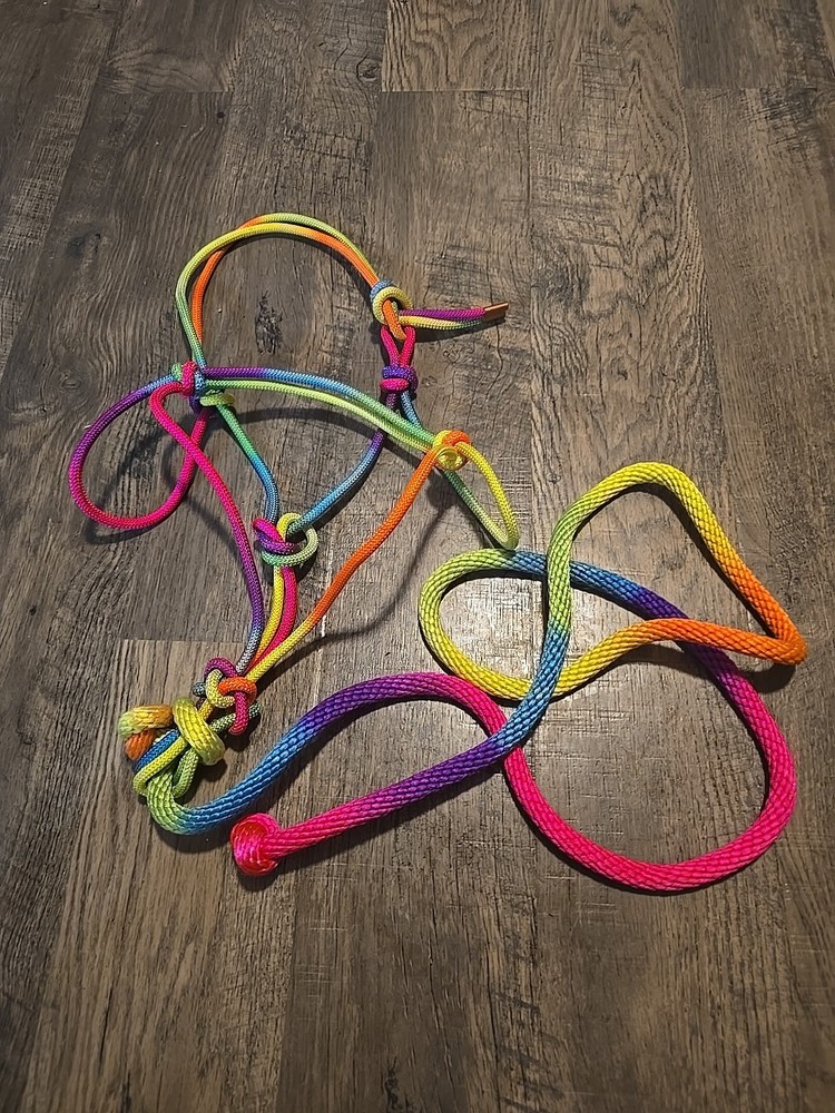 rope halter and lead