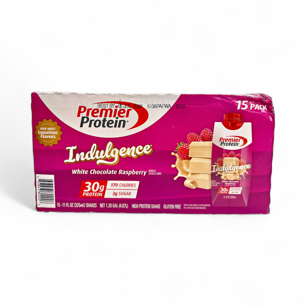 Premier Protein 30g Protein Shake, White Chocolate Raspberry 11oz - 15 Count