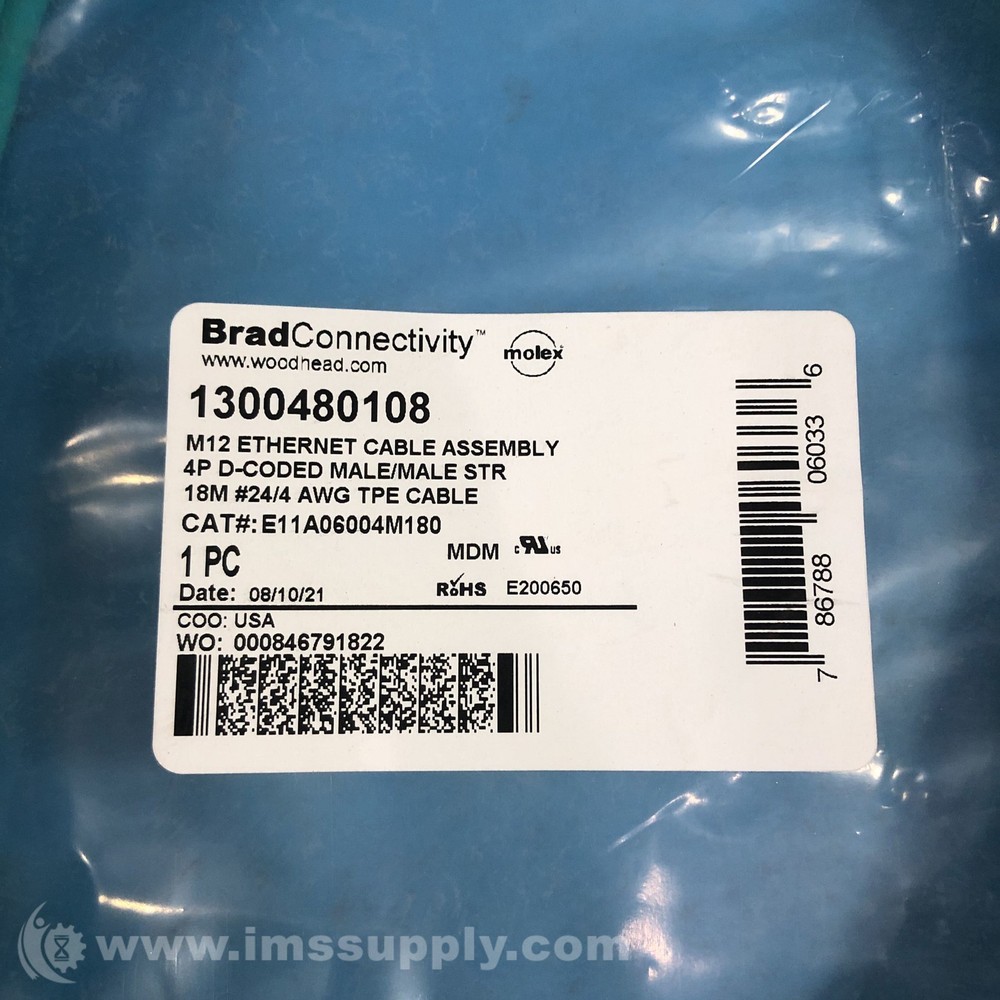 Molex 1300480108 Cable Assembly FNFP