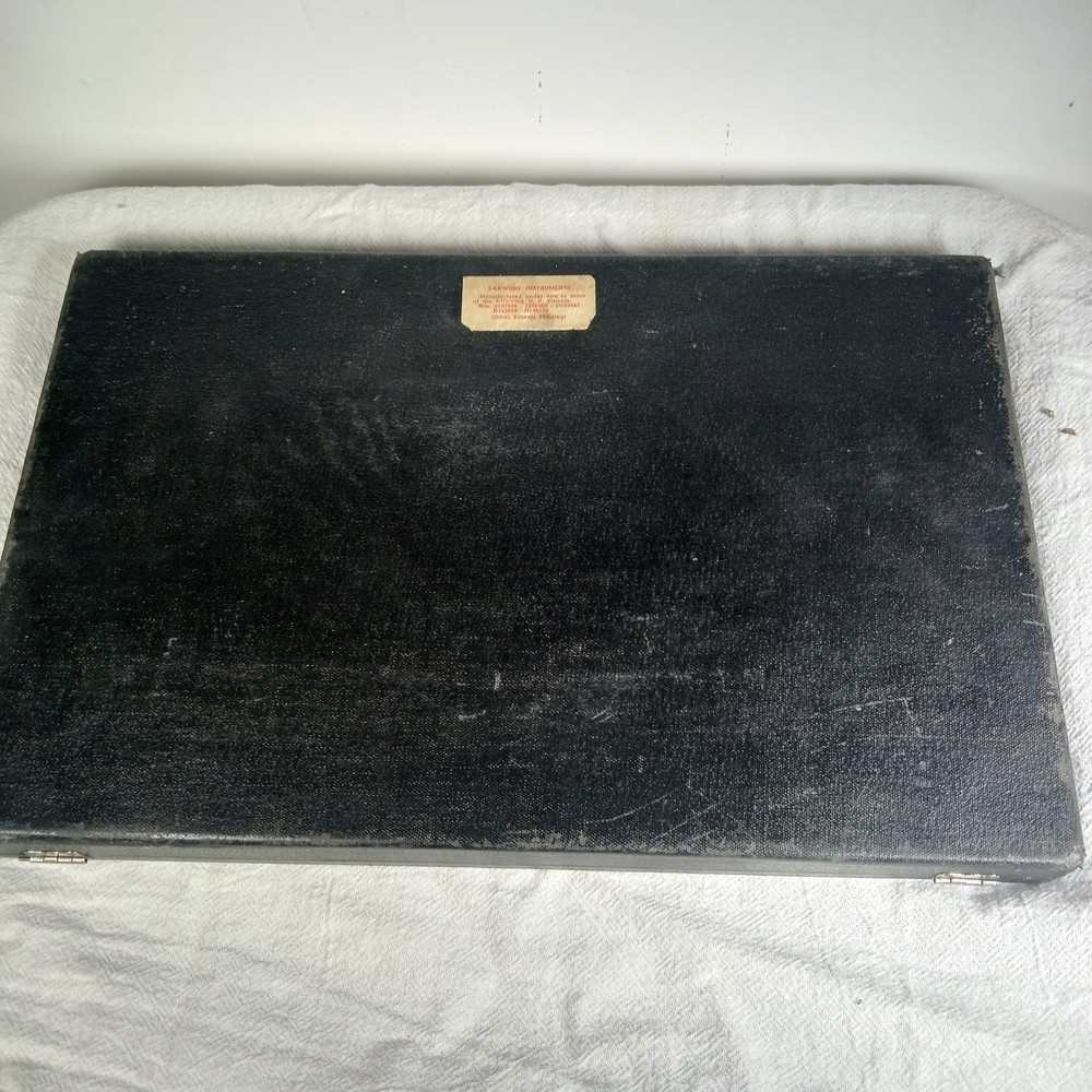 Drafting Set Vemco Red Dot A. Owen Holliday Co. No. D110 Pasadena Complete
