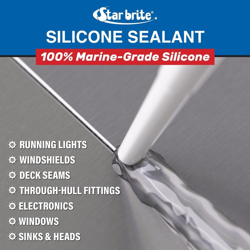 Silicone Sealant Clear 2.8 OZ.