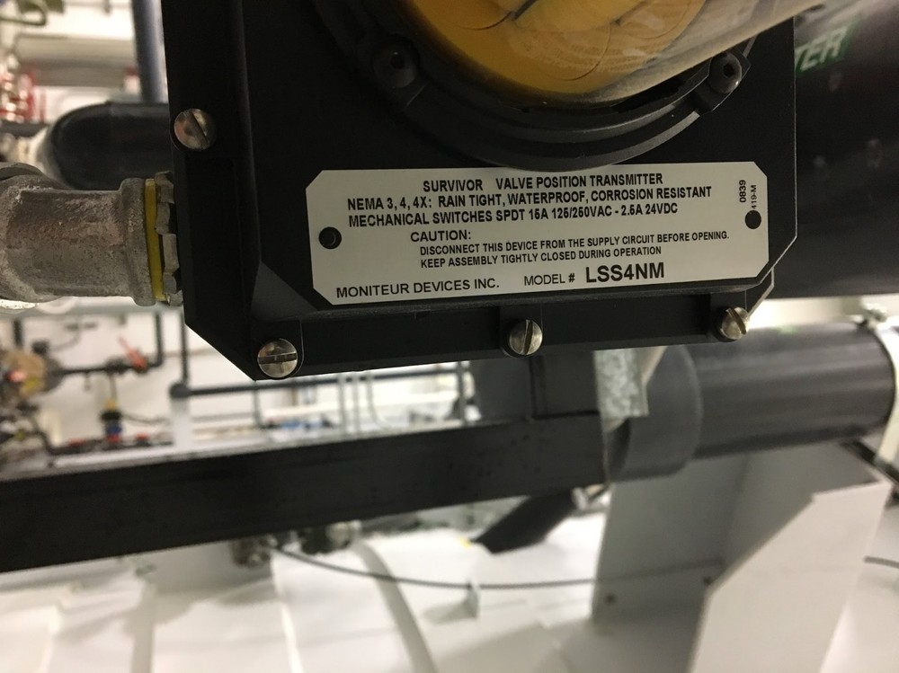 Moniteur Devices Inc. LSS4NM Valve Position Transmitter