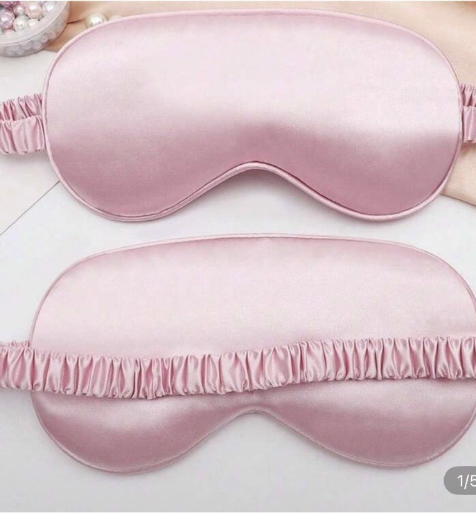 Wonderful Double-Sided Imitation Silk Sleep Light-Blocking Eye Mask