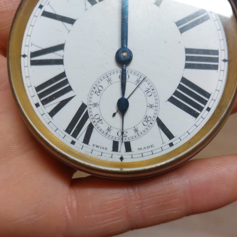 Vintage table clock Swiss Made