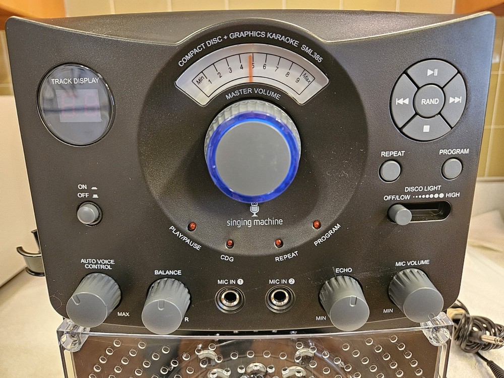 Singing Machine, SML385, Karaoke System, Disco Lights