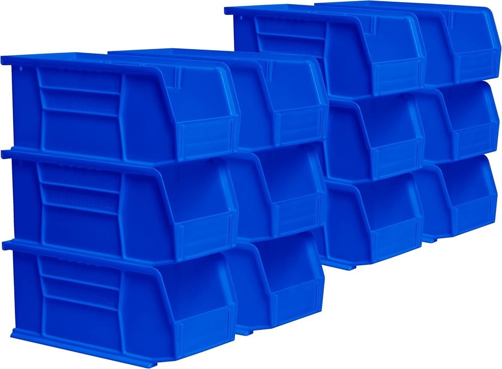30230 AkroBins Plastic Storage Bins, Space-Saving Stackable Bins for Garage, ...