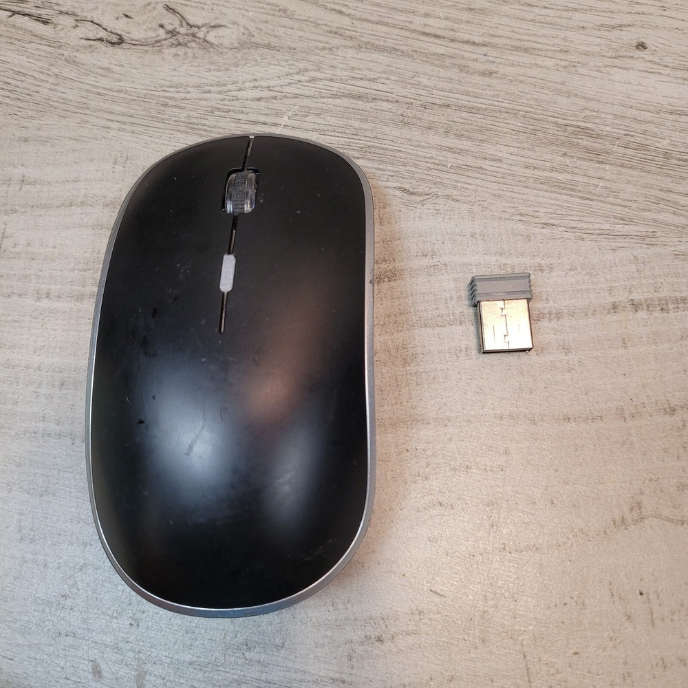 Joyaccess Joy Access M5 REC Black Wireless Computer Laptop Mouse + Dongle Works