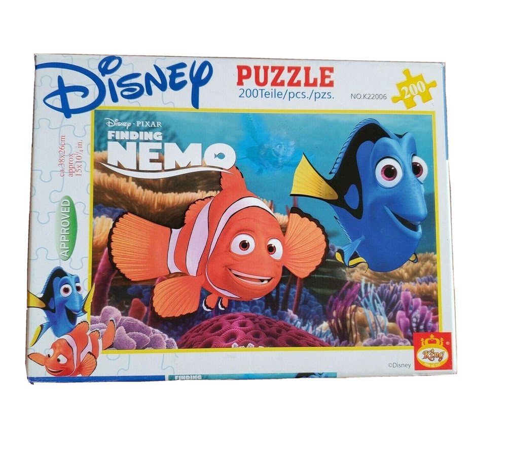 Disney Pixar "Finding Nemo" 200 Piece Jigsaw Puzzle # K22006 Complete