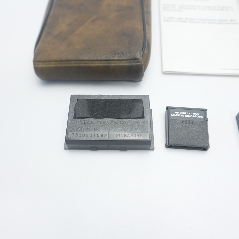 Hewlett Packard HP-41C Calculator Working w/ Case, 3 Modules, Box, Insturctions