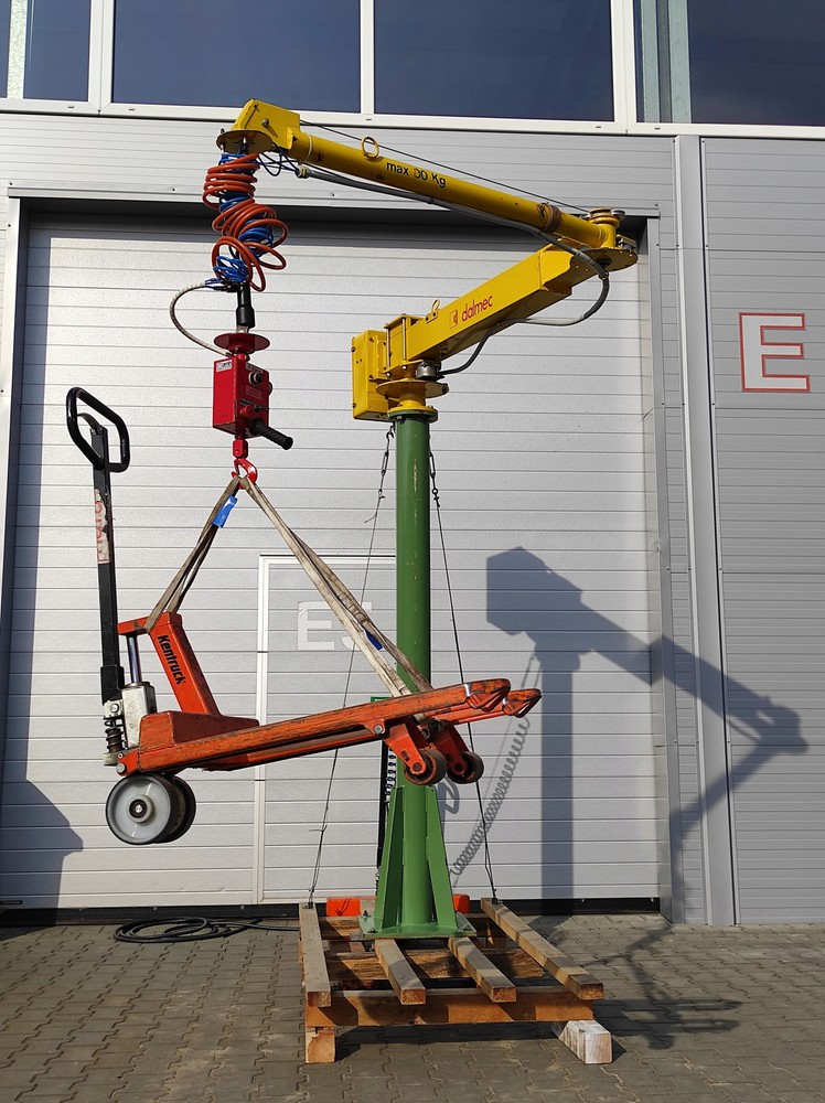 DALMEC PFC JACK POST MANIPULATOR PNEUMATIC CRANE 80kg r=3m