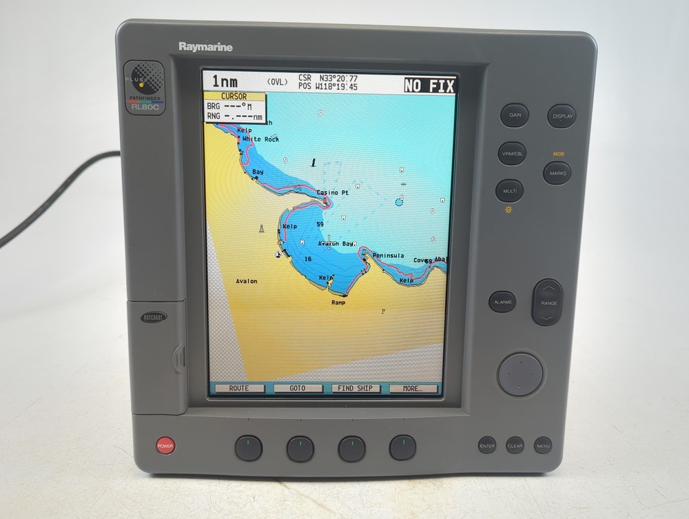 Raymarine RL80C Plus RL80CRC Pathfinder 10" Color Radar MFD Chartplotter Display