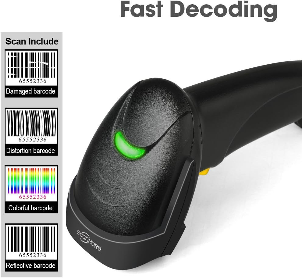 Lector De Codigo De Barras Punto De Venta POS Laser Inventario USB