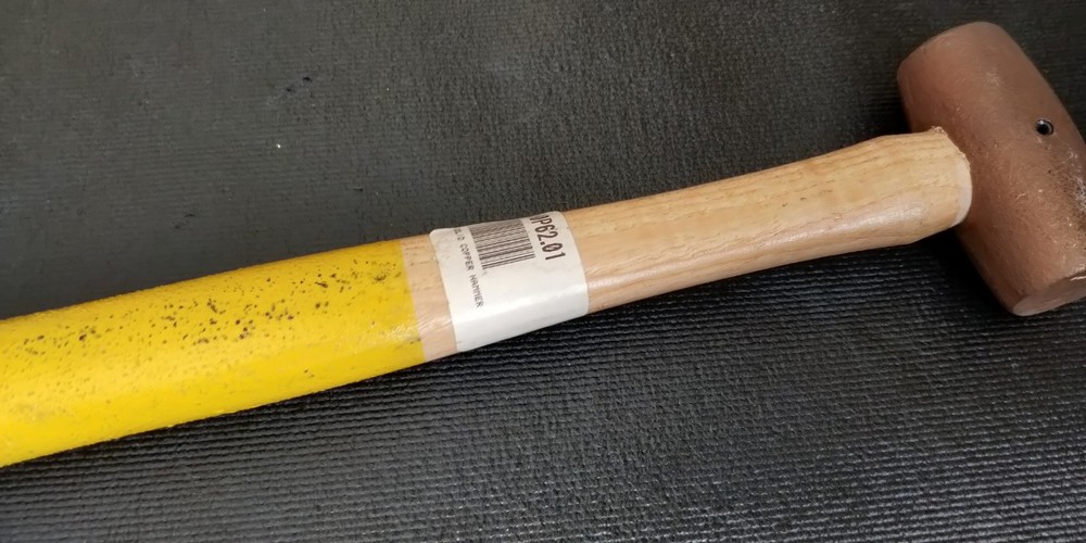 Cook 1 Lbs Non-Sparking Copper Hammer Solid copper head USA 🇺🇸MADE