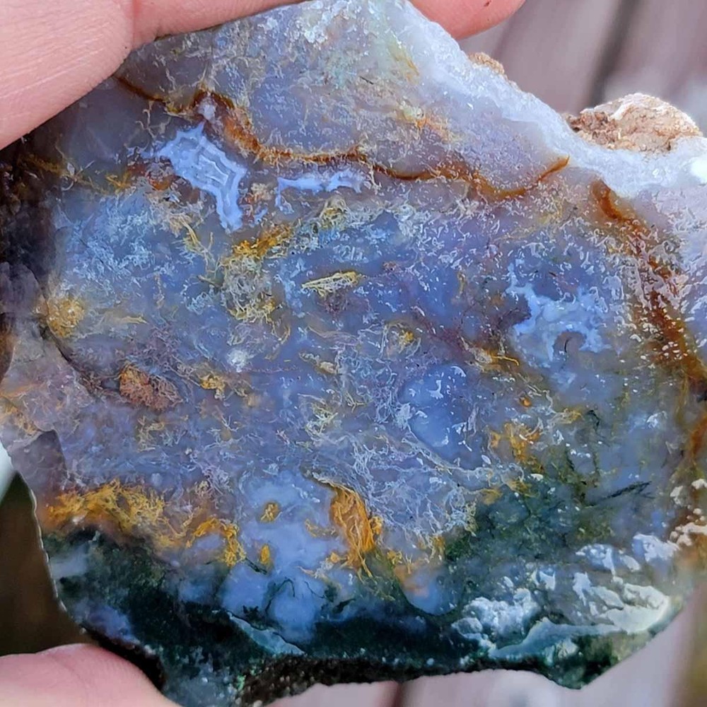 Random Pull India Tree Agate Tumbling Trimmer Rough!