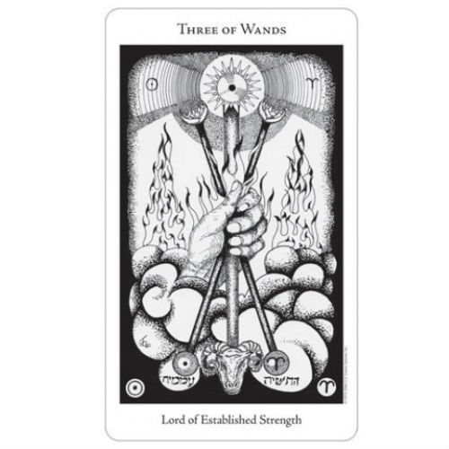 HERMETIC TAROT DECK CARDS ESOTERIC TELLING WHITE BLACK US GAMES SYSTEMS