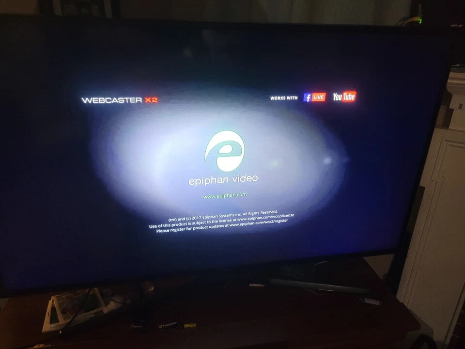 Epiphan Video Webcaster X2 Facebook, Twitch and YouTube Streaming encoder