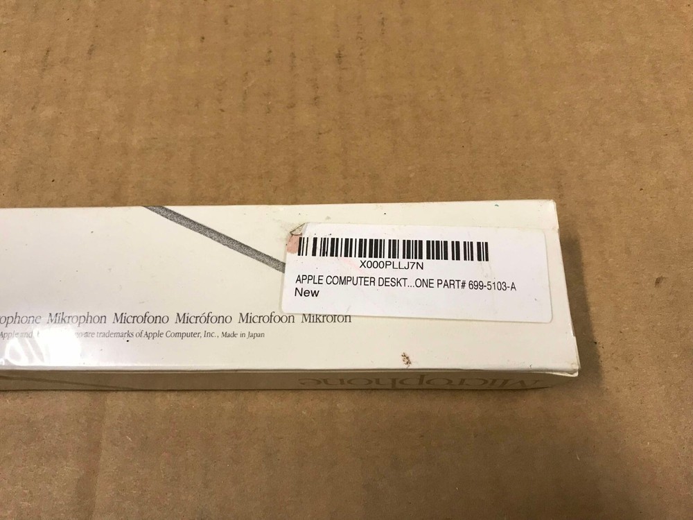 New Vintage 1990 Apple Computer Microphone