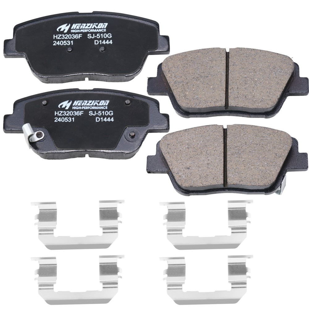 For 2011-2015 Sonata Optima Front And Rear Ceramic Brake Pads w/Hardware - *