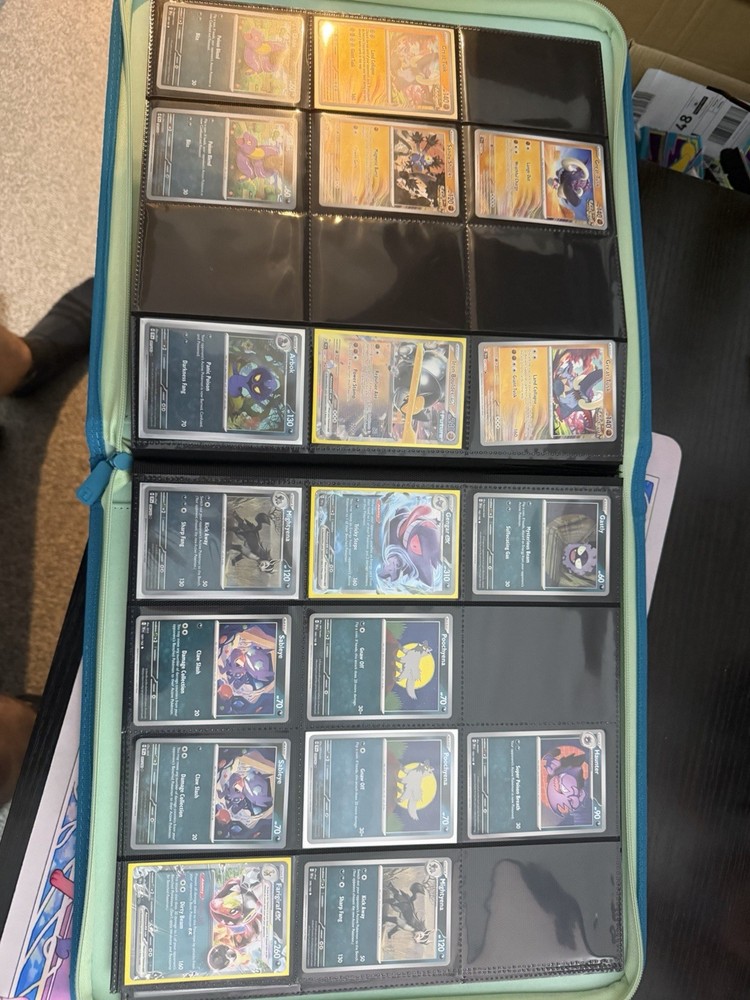 Temporal Forces Part-Complete Base Set Reverse Holos, EXS in VaultX Binder