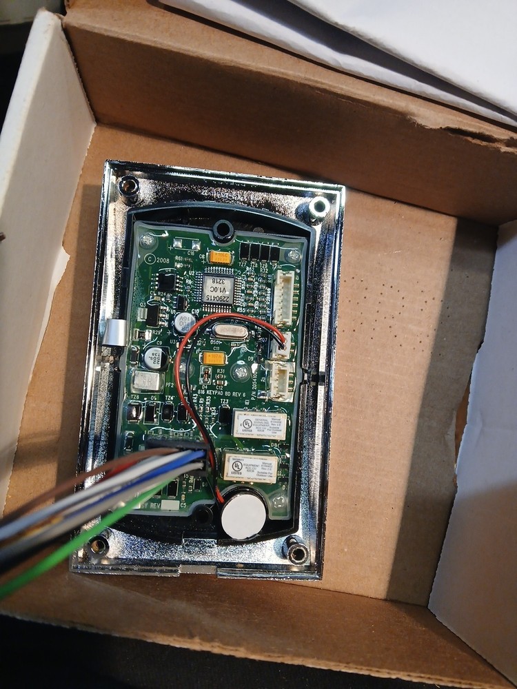 Linear 2000E Style Flush-Mount Backlit Access Control Keypad Brand New