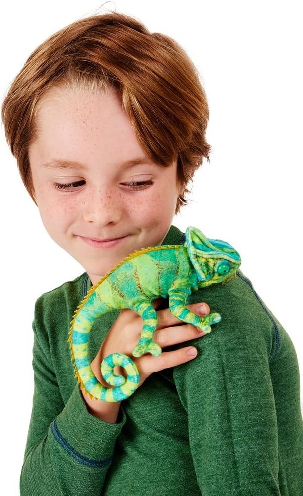 Mini Chameleon Finger Puppet 6 inches